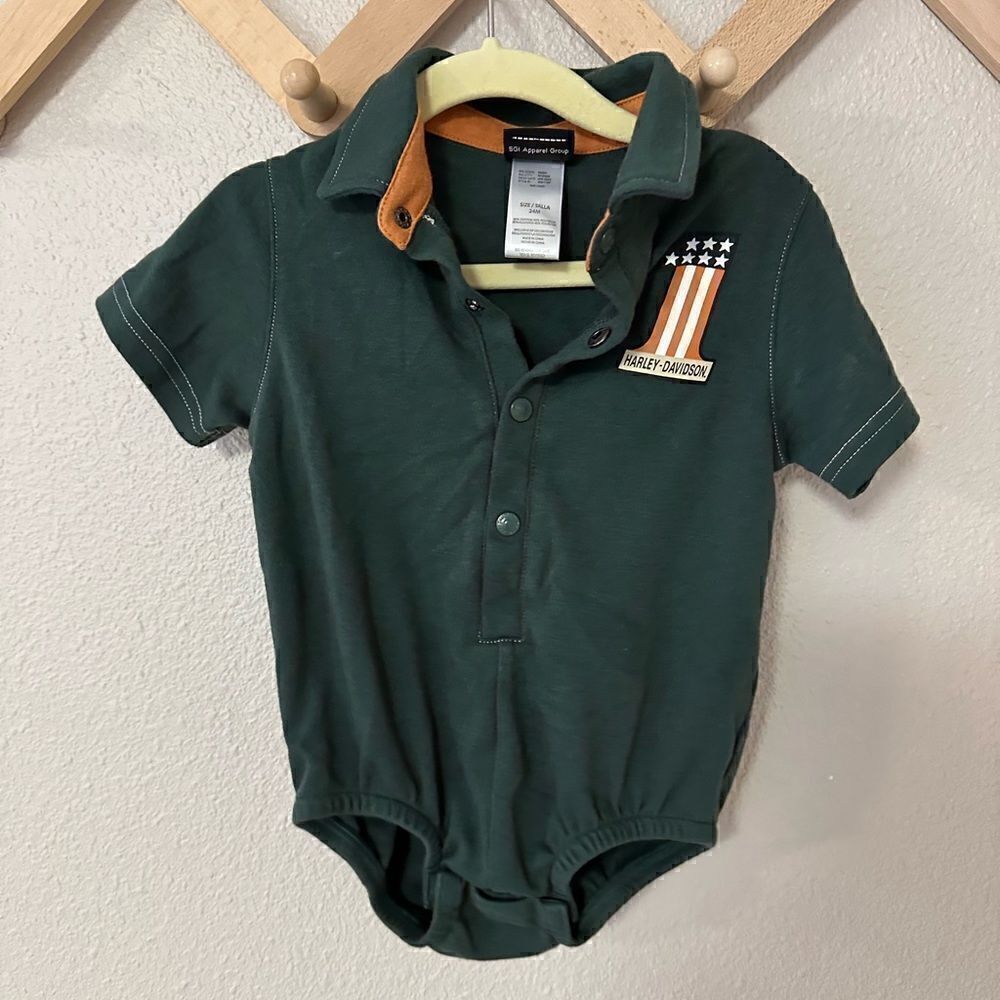 Harley Davidson onesie 24 months
